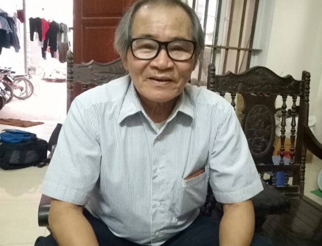 Ông Nguyễn Văn Mạnh trong buổi trò chuyện với phóng viên
